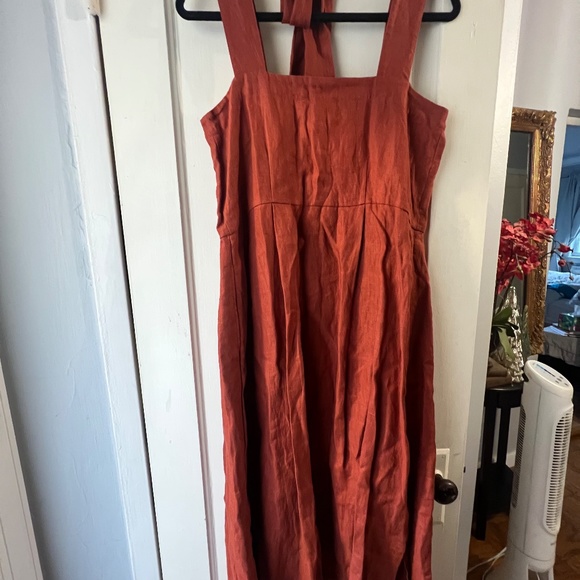 Toast Dresses Toast Garment Dyed Linen Sun Dress Poshmark